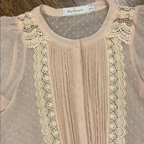 Pale Pink Tbags Top - Picture 3 of 9